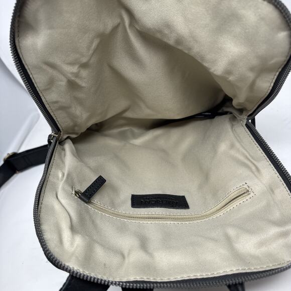 American Leather Co Black Cleveland Midsize Backpack